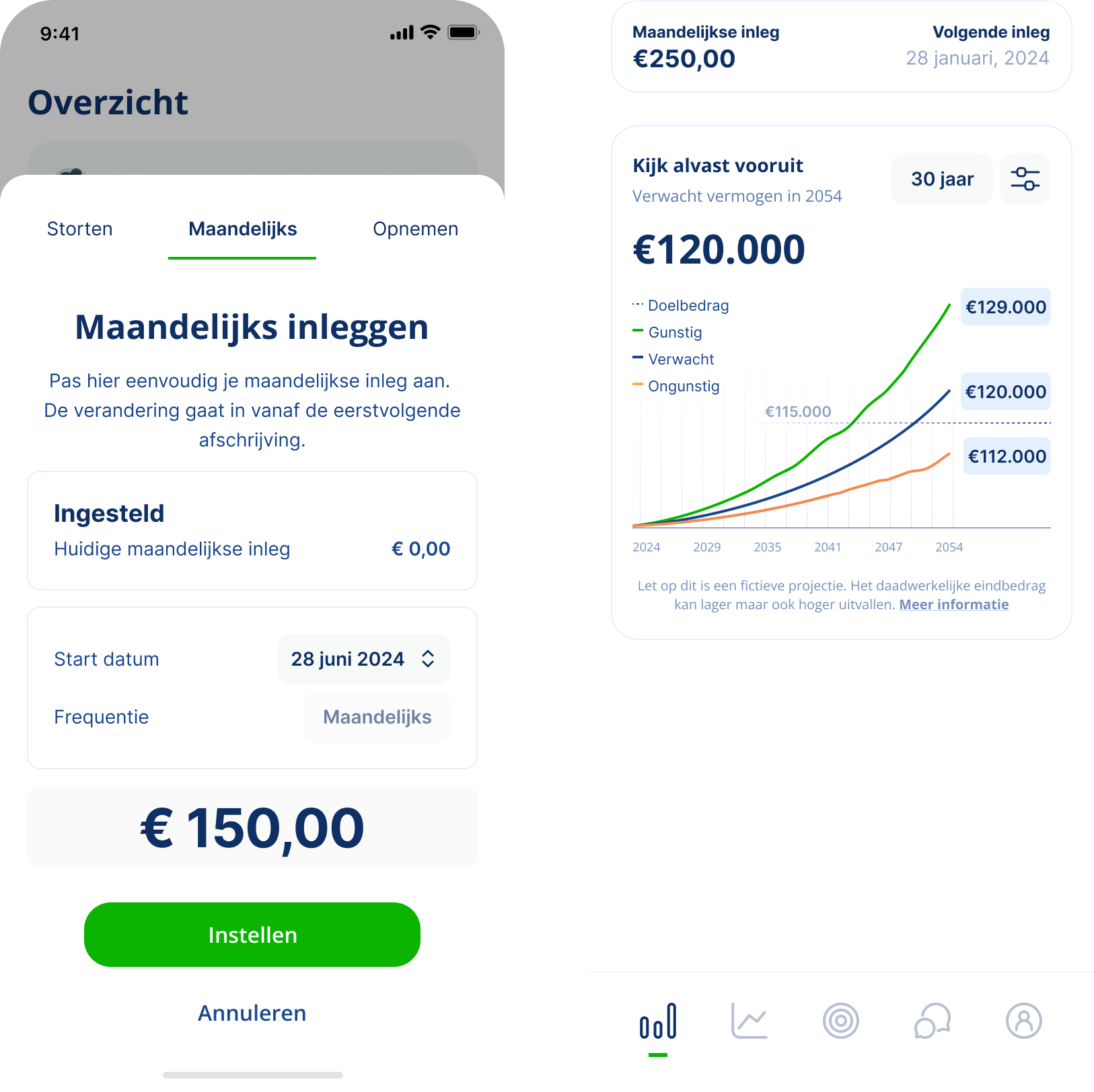 Altijd controle via de app