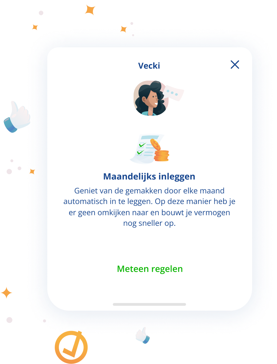 Maandelijks inleggen